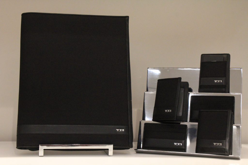 Puebla, México 12 Agosto 2024.- Sesión fotográfica en la tienda de bolsas y mochiles 